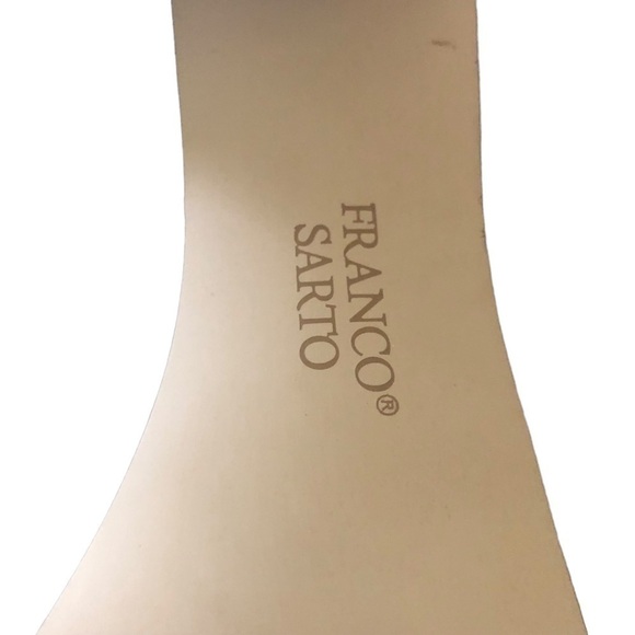 Franco Sarto A-Lady Gray Suede Leather Fold Down Heeled Boots Side Zip Sz 7M - Picture 7 of 7